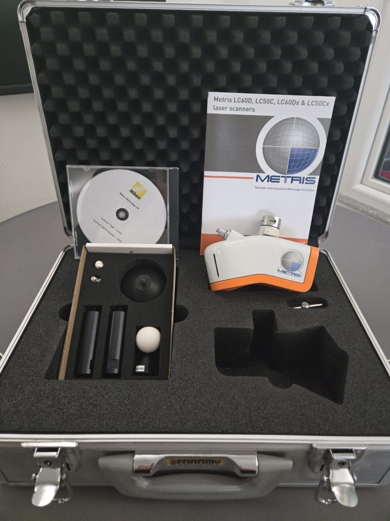 Gebrauchter Nikon Metris LC60D Laserscanner mit Transportkoffer und Zubehör aus dem QOPAS Marktplatz