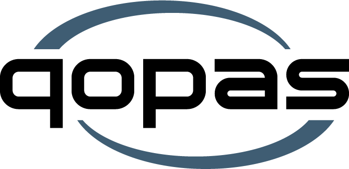 Neu entwickeltes Logo der QOPAS GmbH