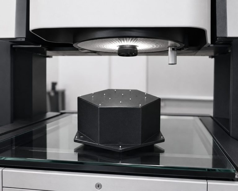 Multisensor-Prüfkörper zur Überprüfung eines optischen Messsystems